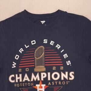 Fanatics Houston Astros Graphic Baseball T Shirt Mens Size Medium M Navy Blue